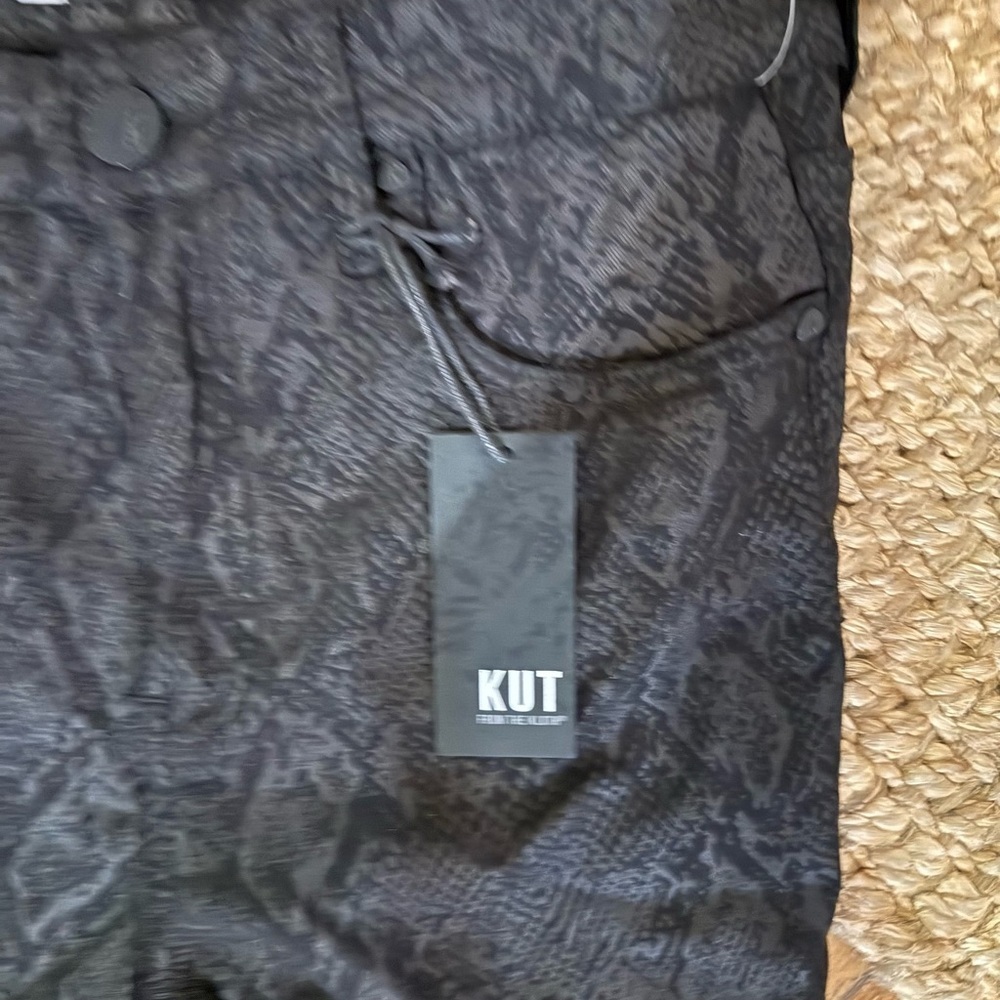 NWT Kut from the Kloth Connie High Rise Fab Ab Ankle Skinny coated Jeans sz: 6 - Picture 2 of 5